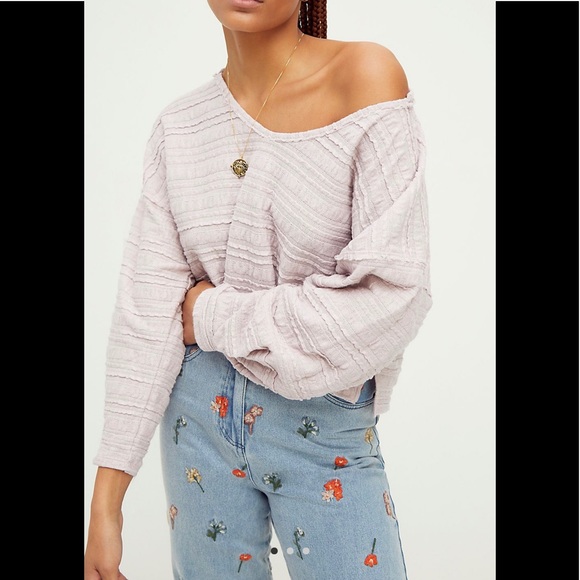 Free People Tops - NWT We the Free Calissa Hacci - Lavender Mauve XL